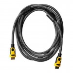 Andowl HDMI 2.0 Braided Cable HDMI male – HDMI male 3m Μαύρο QHD30