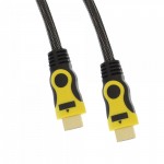 Andowl HDMI 2.0 Braided Cable HDMI male – HDMI male 3m Μαύρο QHD30