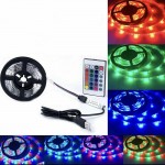 Andowl Ταινία LED Τροφοδοσίας USB (5V) RGB Μήκους 2m Τύπου SMD5050 Q-DT20