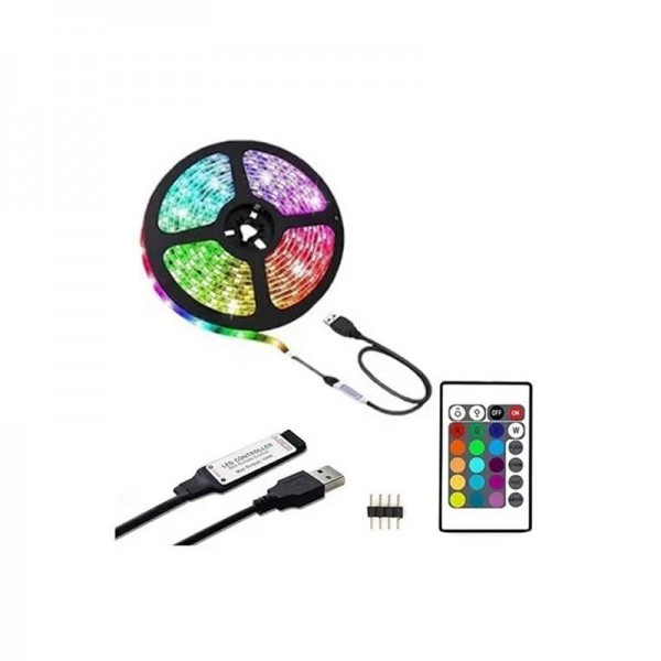 Andowl Λεντοταινία LED ταινία RGB 10m με τηλεχειριστήριο Q-DT75