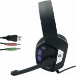 Andowl Q-E6 Over Ear Gaming Headset με σύνδεση 3.5mm / USB