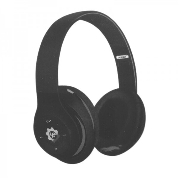 Andowl Q-317 Ασύρματα Bluetooth Over Ear Ακουστικά με Ραδιόφωνο με 6 ώρες Λειτουργίας Μαύρα Q-317