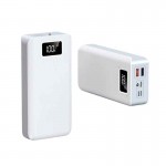 Andowl Q-CD701 Power Bank 40000mAh με 2 Θύρες USB Λευκό