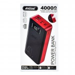 Andowl Q-CD701 Power Bank 40000mAh με 2 Θύρες USB Λευκό