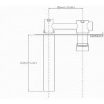 Μπαταρία νιπτήρα εντοιχισμού Χρωμέ The Box TBW-1028