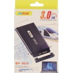 Andowl Θήκη για Σκληρό Δίσκο 2.5 SATA III με σύνδεση USB 3.0 QY-S3.0