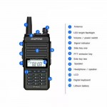 Baofeng X3-plus Ασύρματος Πομποδέκτης UHF/VHF 18W