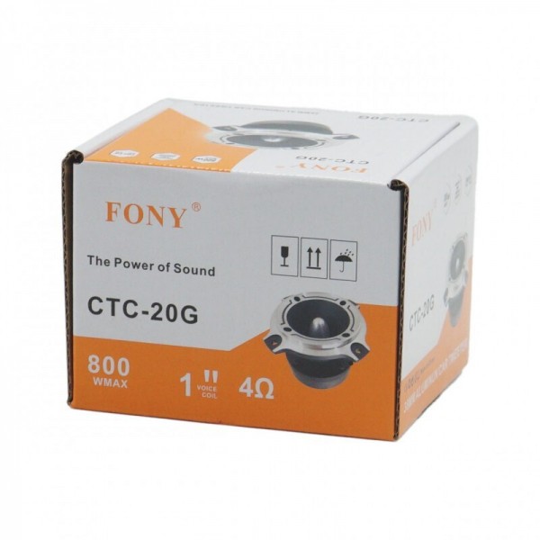 Fony Tweeter Αλουμινιου 38mm CTC-20G