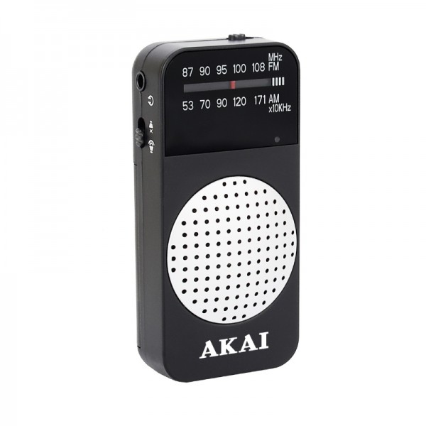 Akai APR-250 Αναλογικό φορητό ραδιόφωνο τσέπης FM/AM με ενσύρματα ακουστικά